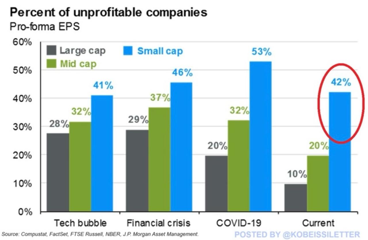 Large-Cap Vs Small-Cap Profits During Bubbles